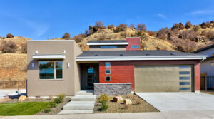 Photo of The Conrad, which is sold. This some features mid-century modern architecture and backs up to the Boise Foothills.